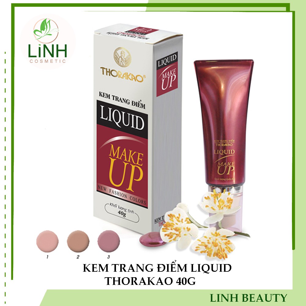 KEM TRANG ĐIỂM LIQUID  THORAKAO 40G