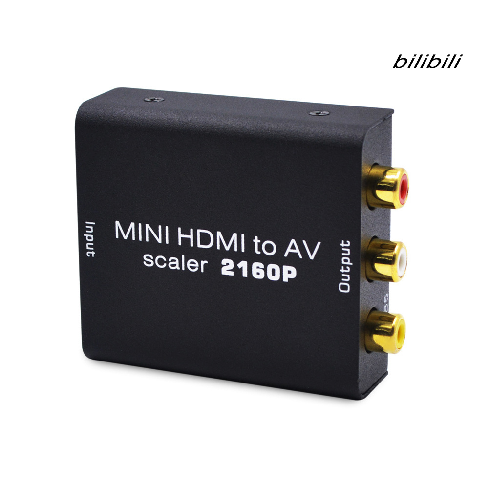 Bộ Chuyển Đổi Âm Thanh G1Bilibili Mini Hdmi-Compatible 1.4b Sang Av 4kx2k 1080p Sang 3rca Cvbs