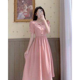 V101 - Váy hồng pastel