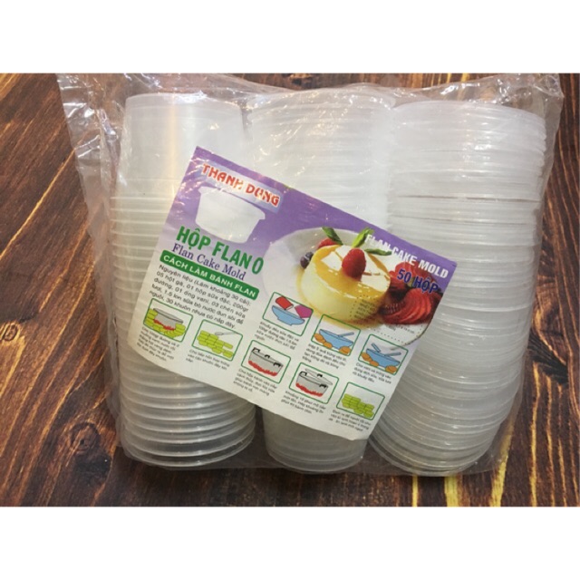 Hộp caramen lớn ( Flan 0 ) bịch 50 cái