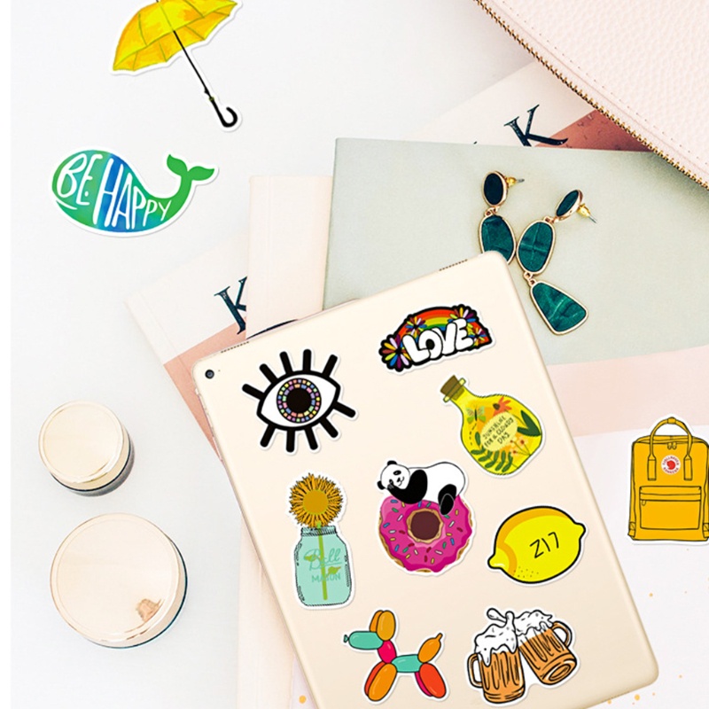 Bộ 50 miếng dán trang trí hình dễ thương