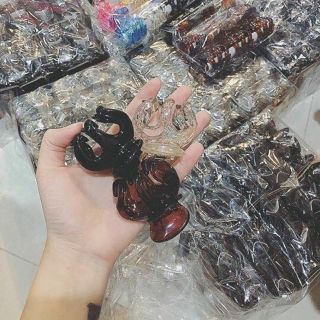 Kẹp càng phồng chân tóc nhiều màu (set 2 cái)