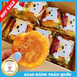 1 cái bánh ruốc gấu chà bông mặn, date mới, sẵn hàng