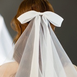 Von nơ nhẹ nhàng ngày cưới cực xinh 60k