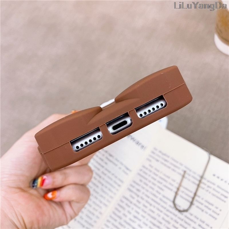 Dễ Thương Ốp Điện Thoại Silicon Mềm Hình Gấu Hoạt Hình Cho iphone 6 6s 7 8 plus x xr xs max 11 12 13 14 15 pro max se 2020