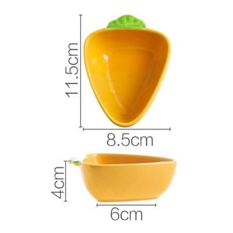 Bát sứ Gà con Vịt Con Cà Rốt