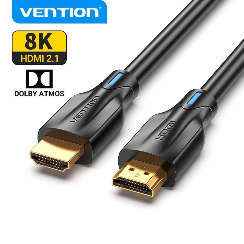 Cáp HDMI 2.1 Vention, 48Gbps 8K@60Hz, 4K@120Hz, eARC, Cable HDMI 2.1