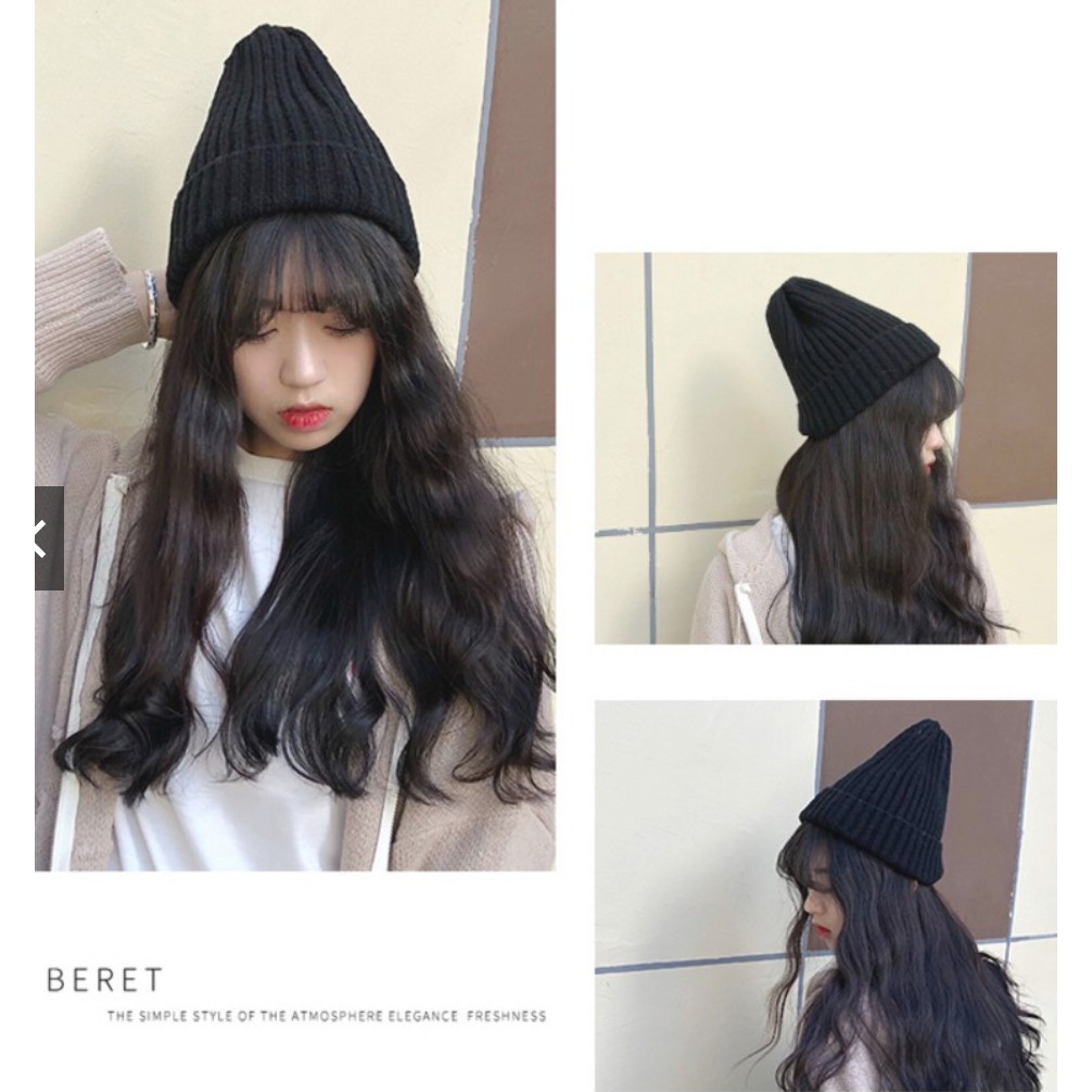 SUXI Mũ len beanie kiểu dáng thời trang dành cho nam