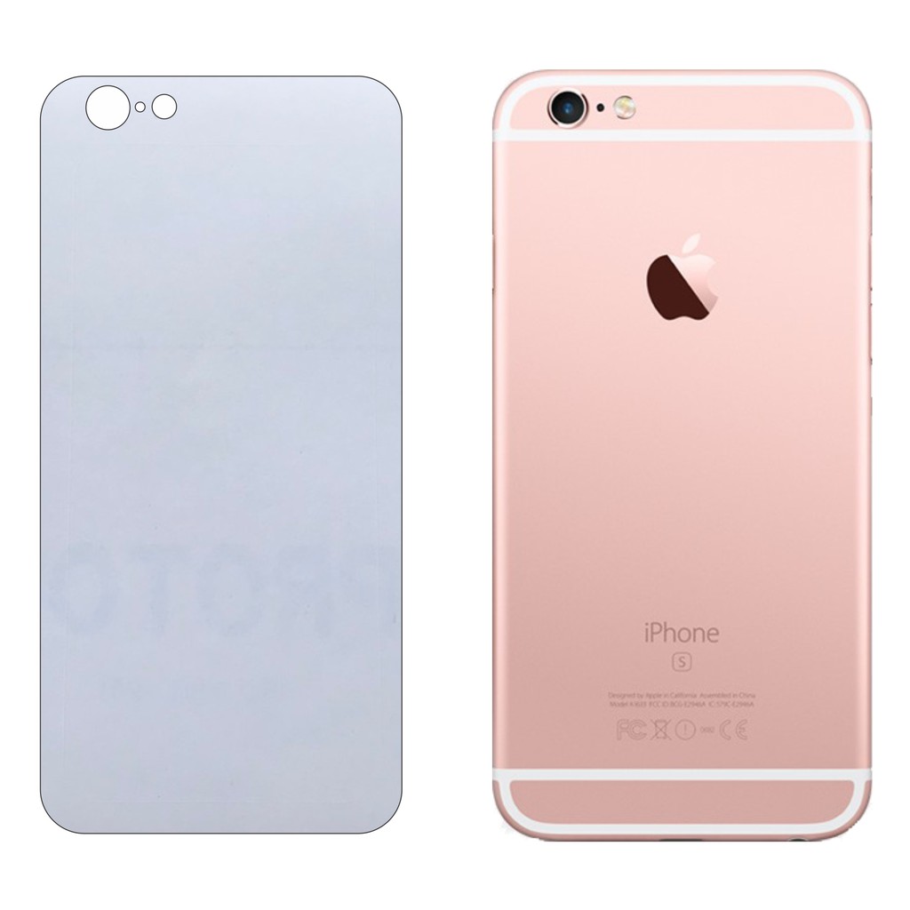 Miếng Dán Lưng iPhone 6 Plus/6s Plus Decal Trong Nhám Chống Vân Tay