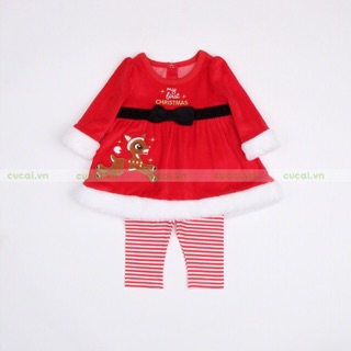 Bộ noel Rudolph bé gái