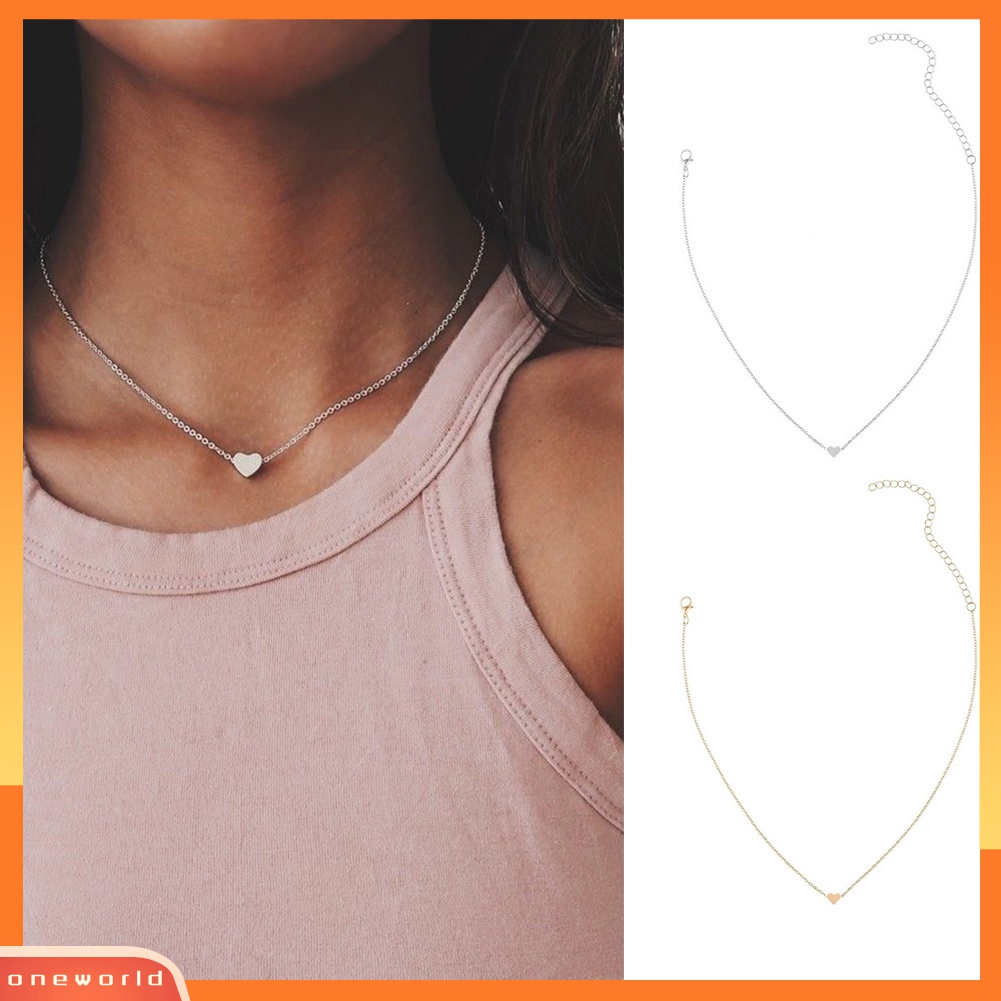 Vòng cổ mặt hình trái tim thời trang cho nữ