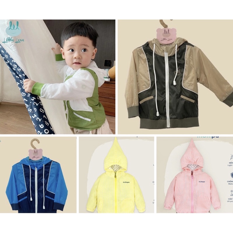 Áo chống nắng, áo khoác, áo gió ualarogo chống tia uv cực tốt cho bé