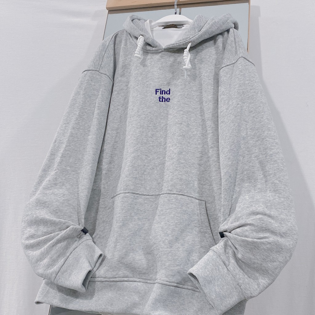 Áo khoác nam nữ - Áo Hoodie YAYSHOP Chất nỉ bông mềm dáng rộng mịn thêu chữ FIND THE | BigBuy360 - bigbuy360.vn