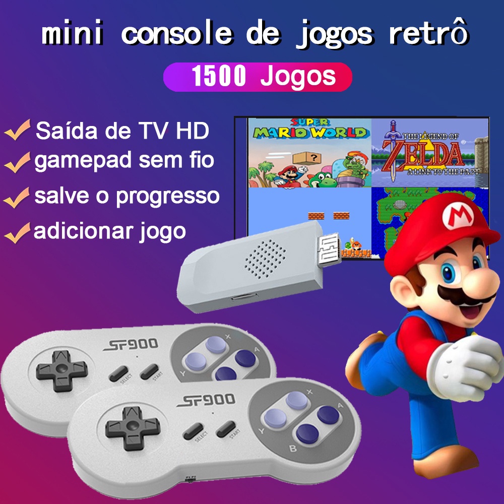Máy Chơi Game Cầm Tay Không Dây SF1500 Cho Sega Genesis Game HD SFC 926 Và Phụ Kiện