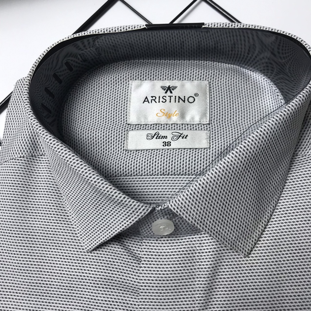 Áo sơ mi nam dài tay ARISTINO sợi tre dáng slim als61208