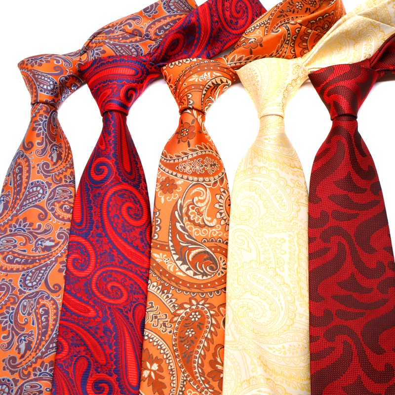 Cà Vạt Dệt Hoa 8CM Thời Trang Lịch Lãm Cho Nam