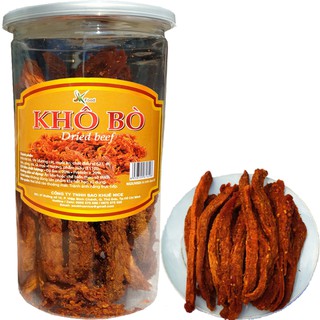 Khô bò dạng que [cây] loại cao cấp - Hũ 200g hiệu SK FOOD