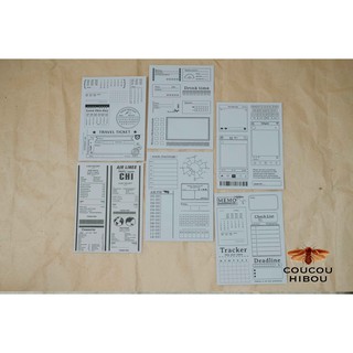 SET BACKGROUND STICKER A6 NỀN GIẤY NẾN-mẫu tracker