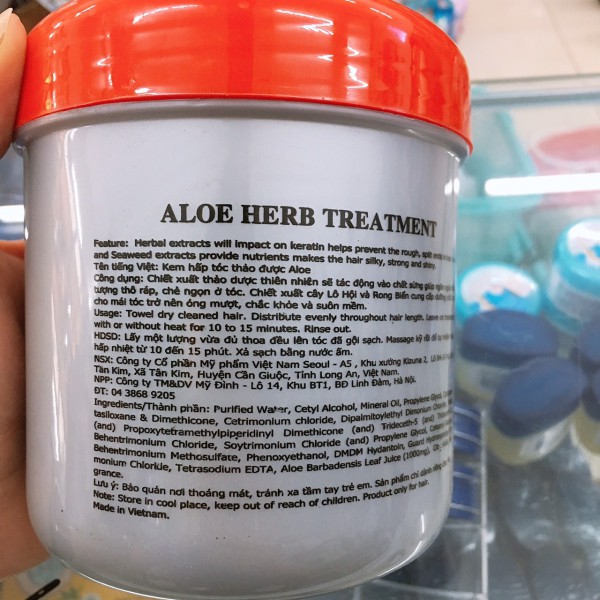 KEM Ủ Tóc ALOE HERB TREATMENT 1000ML