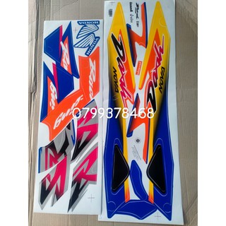 tem nova dash đời cao 2001 ( màu xanh dương cam trắng )