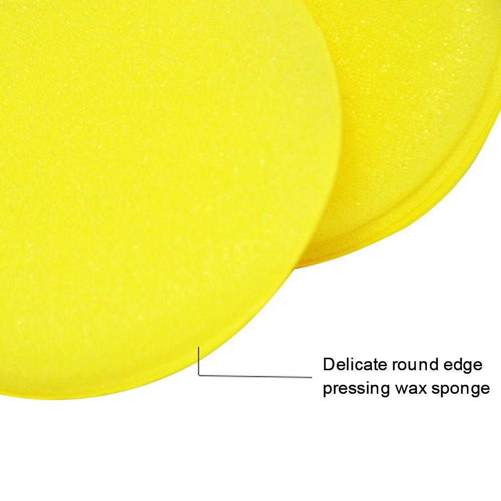 Ready stock Car Foam Sponge Wax Applicator Cleaning Detailing Pads Wax Soft Sponge Cleaning Accessories Dust Remove Auto Care Polishing Pad Car Accessories Ship Immediately