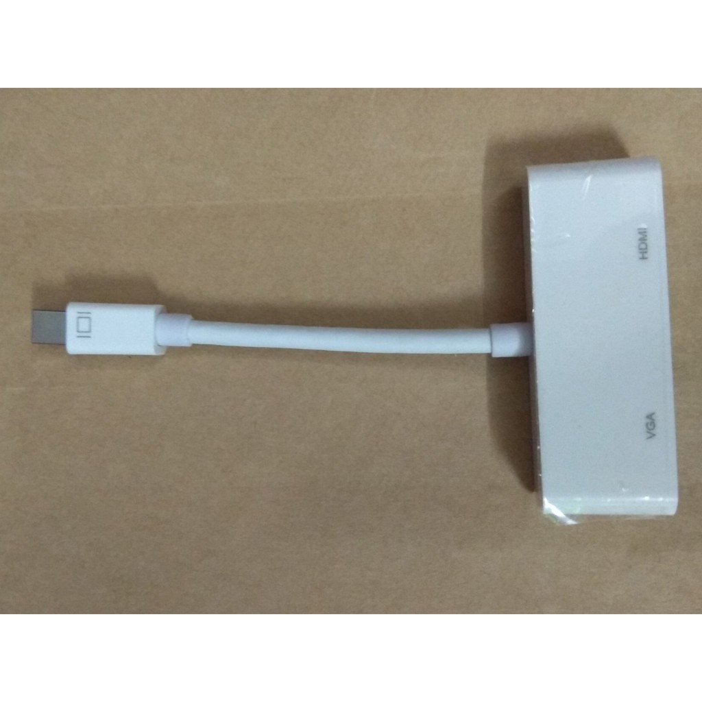 Cáp chuyển Mini Displayport ra HDMI và VGA cùng lúc - hỗ trợ Táo, Surface - Hồ Phạm