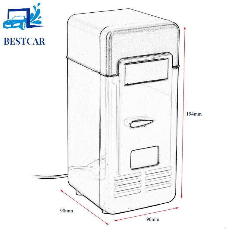 [Car Mini Fridge] 10W 5V USB Tủ Lạnh Mini Sạc Usb Cho Xe Hơi / Tàu Thuyền / Tủ lạnh tản nhiệt mini ô tô hyundai