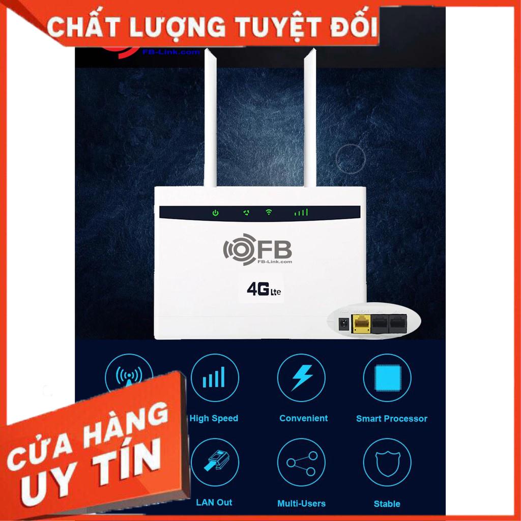 BỘ PHÁT WIFI ROUTER Wifi từ sim3g/ 4G LTE FB-LINK CPE-V01 ( 2 ANTEN - CHUYÊN DÙNG XE KHÁCH / CAMERA - 32 USER - 3 PORT )