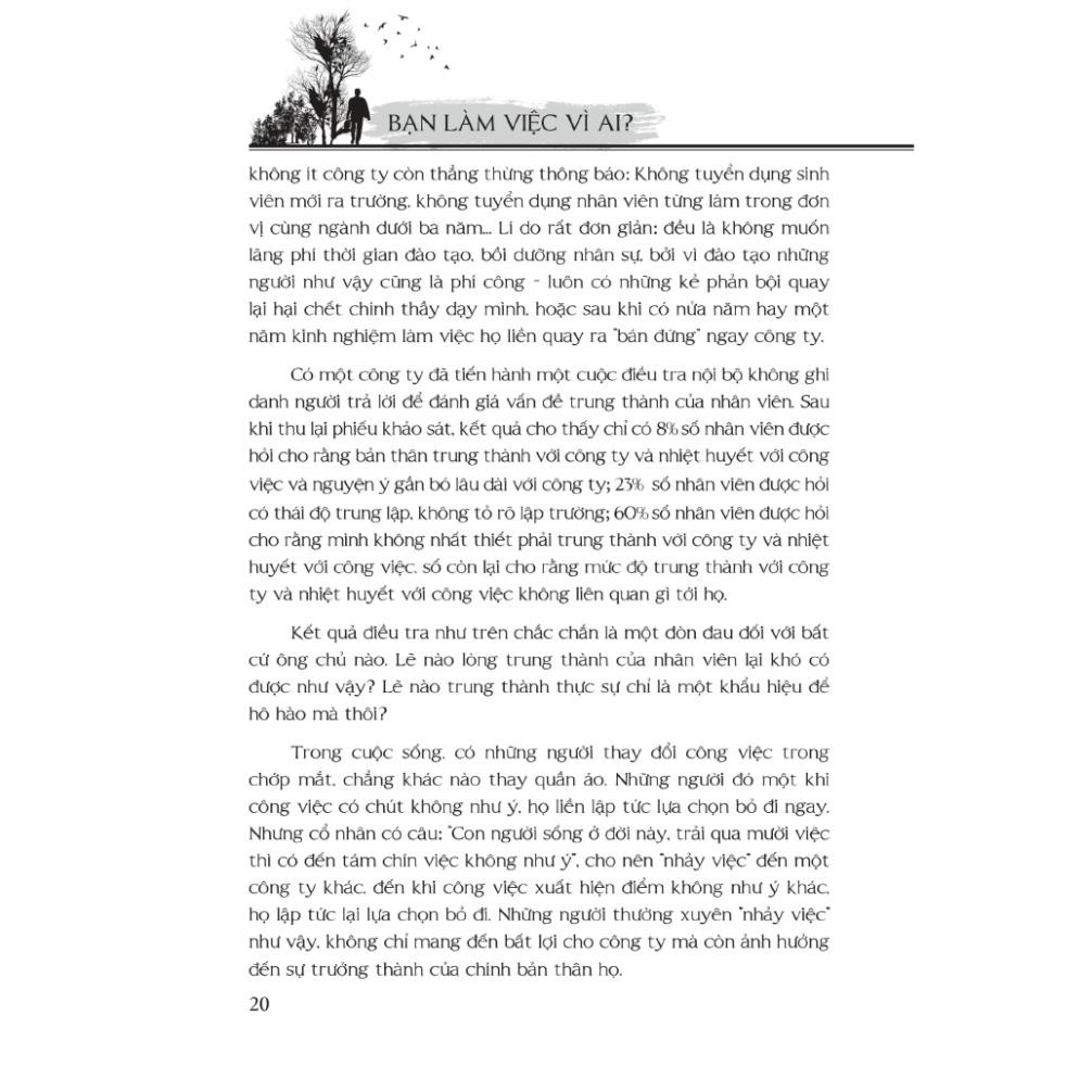 Sách - Bạn Làm Việc Vì Ai (Bìa Cứng) [ Minh Long]