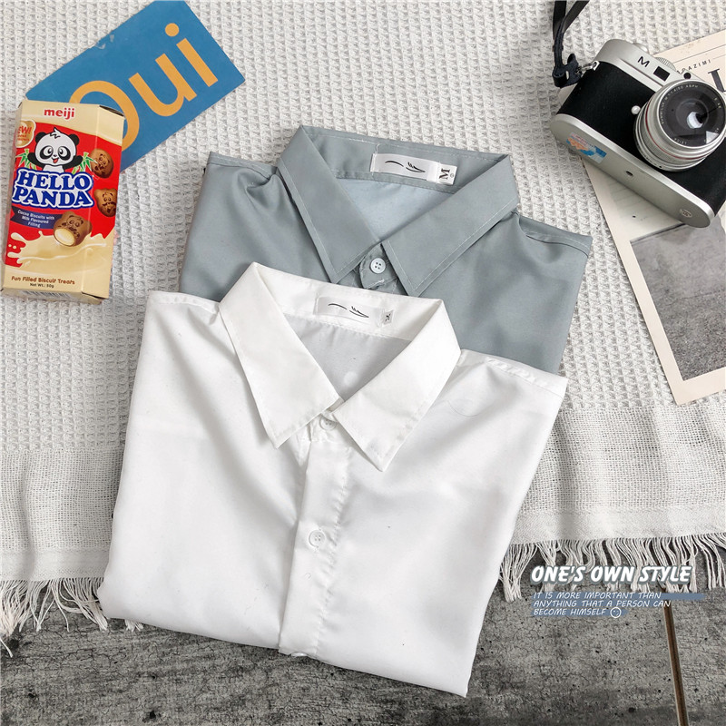 Áo sơ mi tay dài màu gradient cài nút cỡ M-3XL dành cho nam