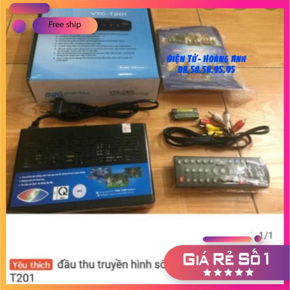 Đầu thu kỹ thuật số DVD -T2. VTC T201- giá tốt