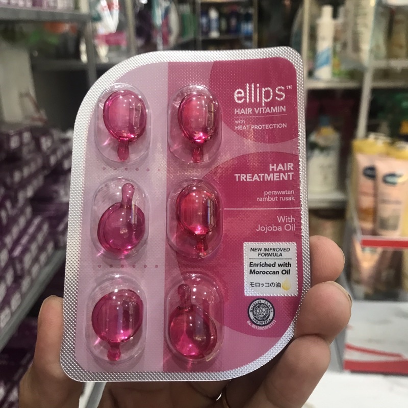 Serum Dưỡng Tóc ELLIPS HAIR VITAMIN Vĩ 6 Viên