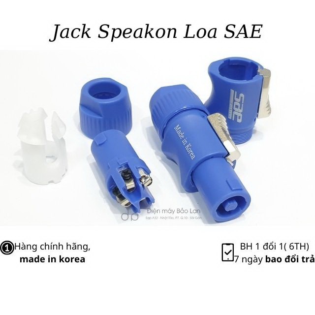 Rắc cắm loa sân khấu ngoài trời công suất lớn, Jack Speakon Loa Sân Khấu SAE