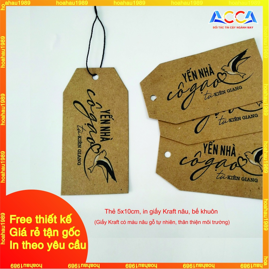 Dây tag quần áo_5.000 dây treo mác chất liệu dù dài 18cm_In thẻ Tag, nhãn mác theo yêu cầu_Miễn phí thiết kế Logo