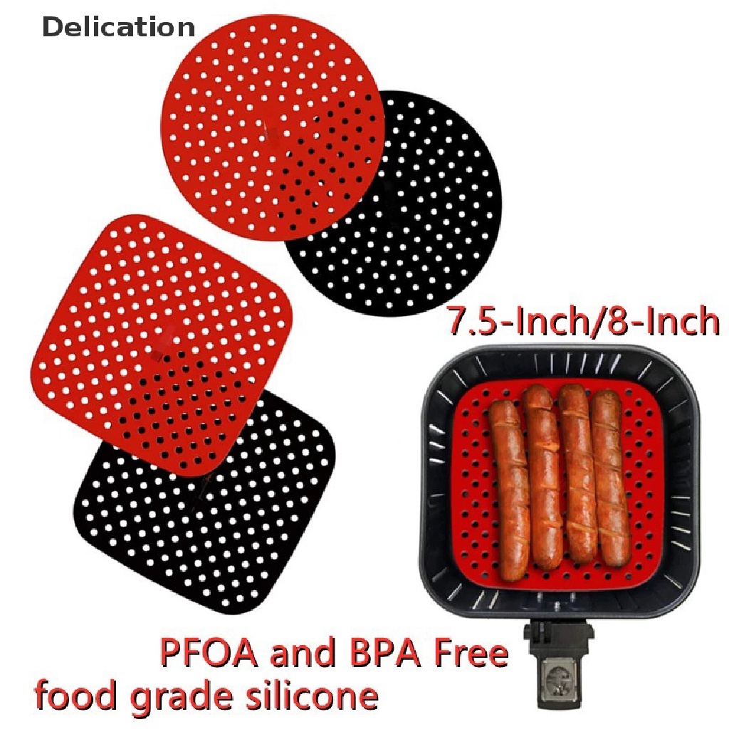 Tấm Lót Nồi Chiên Không Dầu Bằng Silicone Không Dính Tiện Dụng