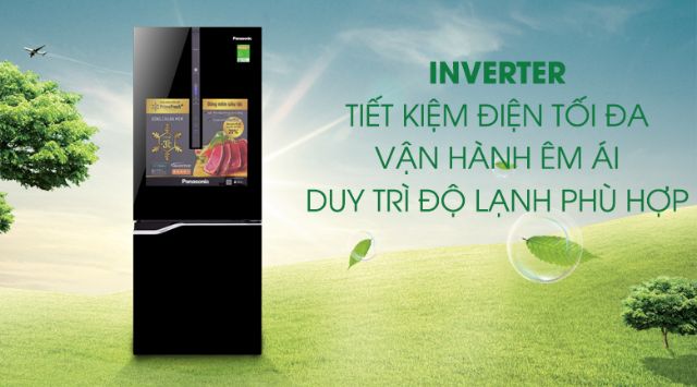 Tủ lạnh Panasonic inverter 255 Lít NR-BV288GKV2. NEW100%