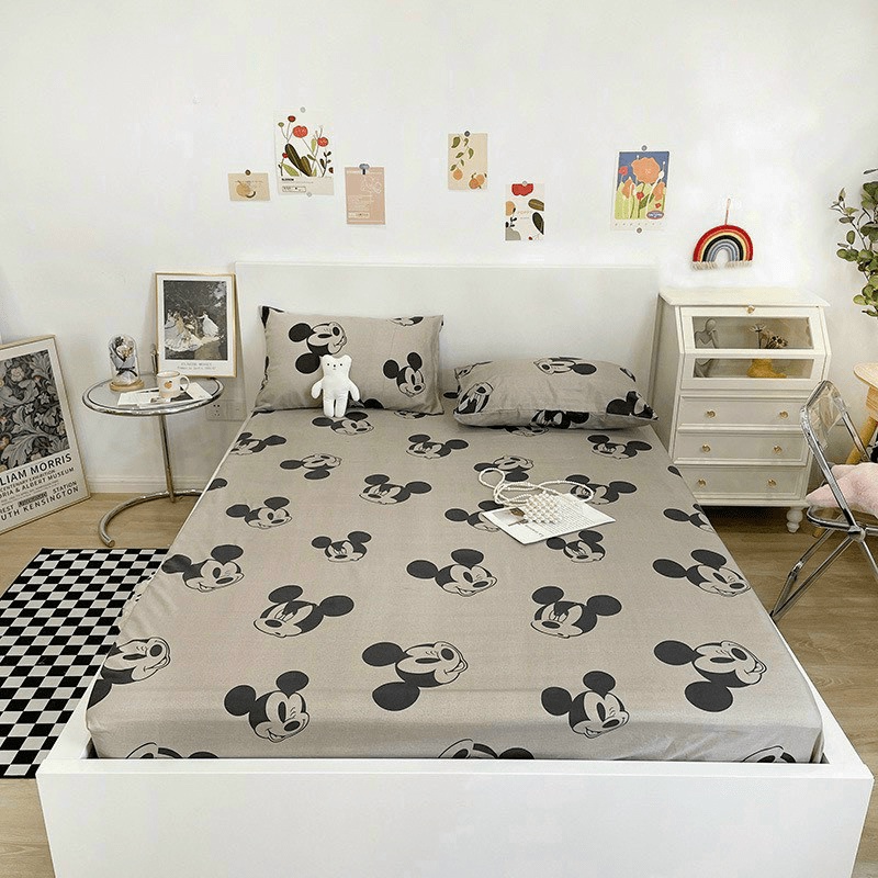 Bộ Ga Gối 3 Món, Ga Gối Cotton Poly, Ga Kèm 2 Vỏ Gối Nằm, Drap Giường, Ga Giường, Đủ Kích Thước M2/M4/M6/M8/2M2