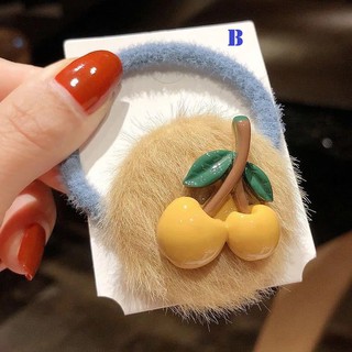 [5 Màu) Cột Tóc Hình Quả Cherry Độc Đáo & Cute