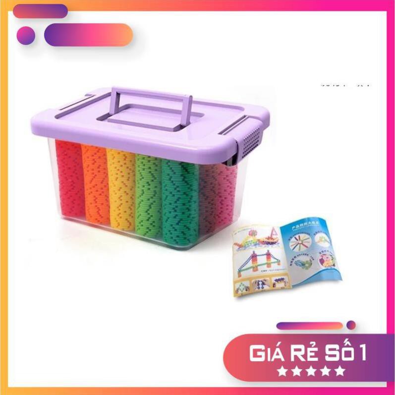 ĐỒ CHƠI GHÉP HÌNH MIẾNG HOA TUYẾT TỰ DO SÁNG TẠO CHO BÉ TỪ 3 TUỔI TRỞ LÊN