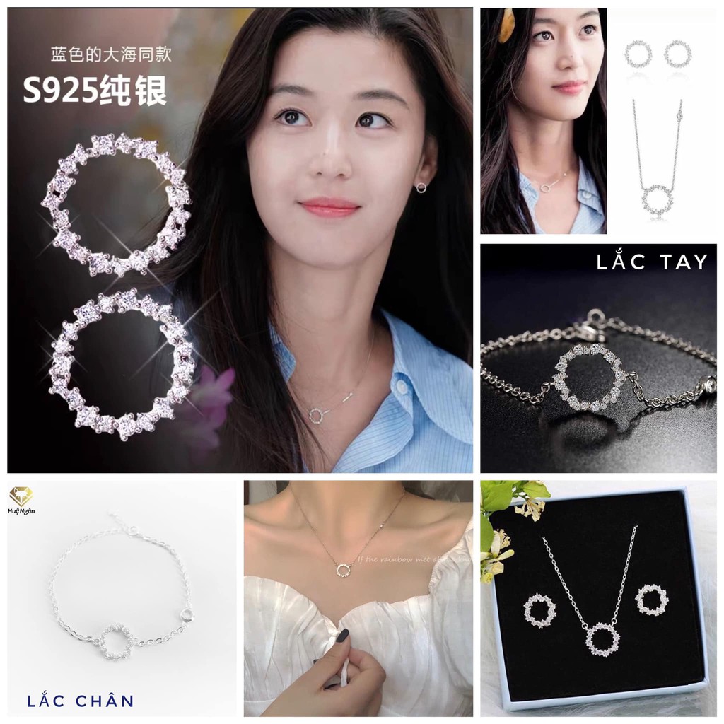 Hoa tai biển xanh bạc cao cấp - chưa bao giờ hết hót