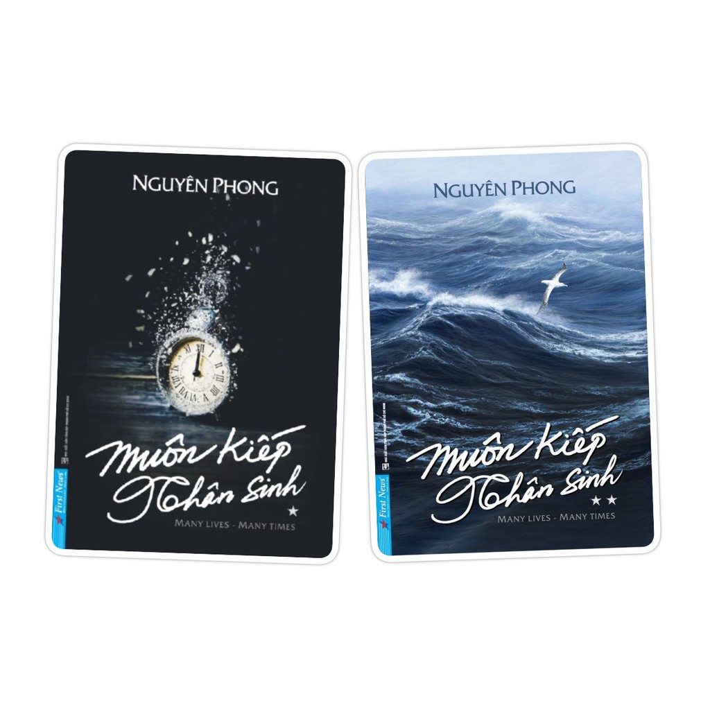 Sách - Combo Muôn Kiếp Nhân Sinh 1 (Khổ Nhỏ) + Muôn kiếp nhân sinh 2 (Khổ Nhỏ) - First News