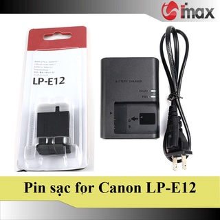 Bộ 01 pin Canon LP-E12 + 01 sạc Canon LC-E12C - Hàng nhập khẩu