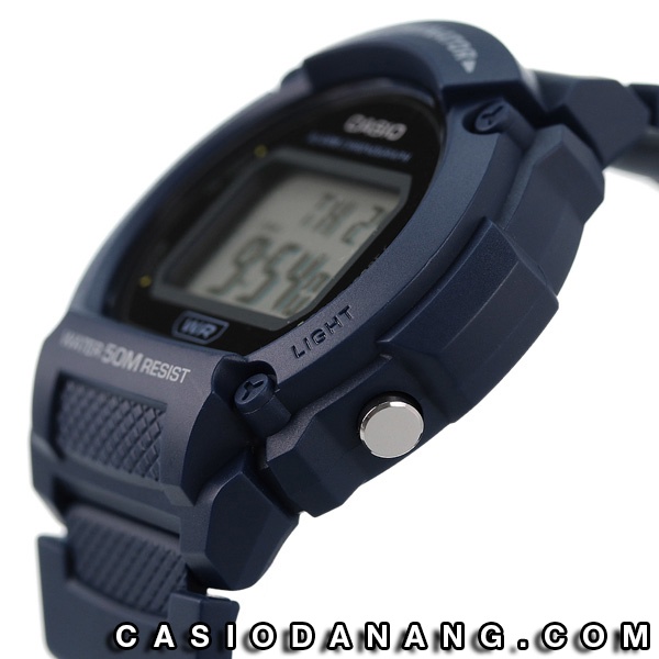 Đồng hồ nam dây nhựa Casio Standard chính hãng Anh Khuê W-219H-2AVDF (47mm)