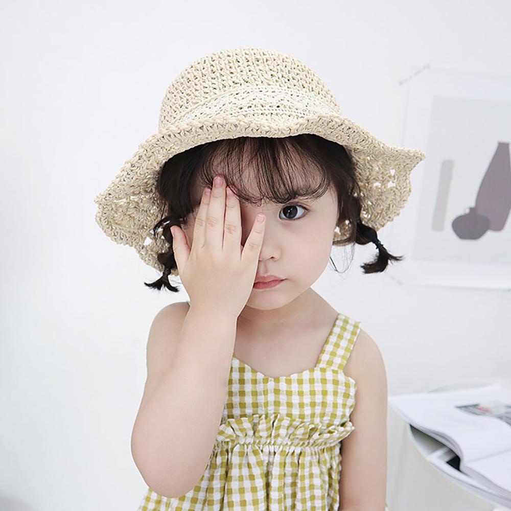 Mũ Bucket Chống Nắng Đi Biển Đính Nơ Có Thể Điều Chỉnh Kích Cỡ Cho Bé Gái