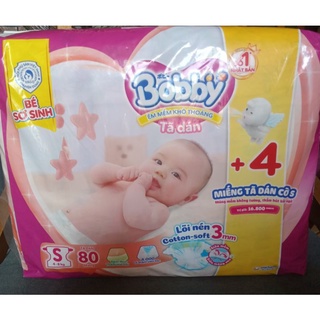 Tã dán Bobby S80 + 4 miếng