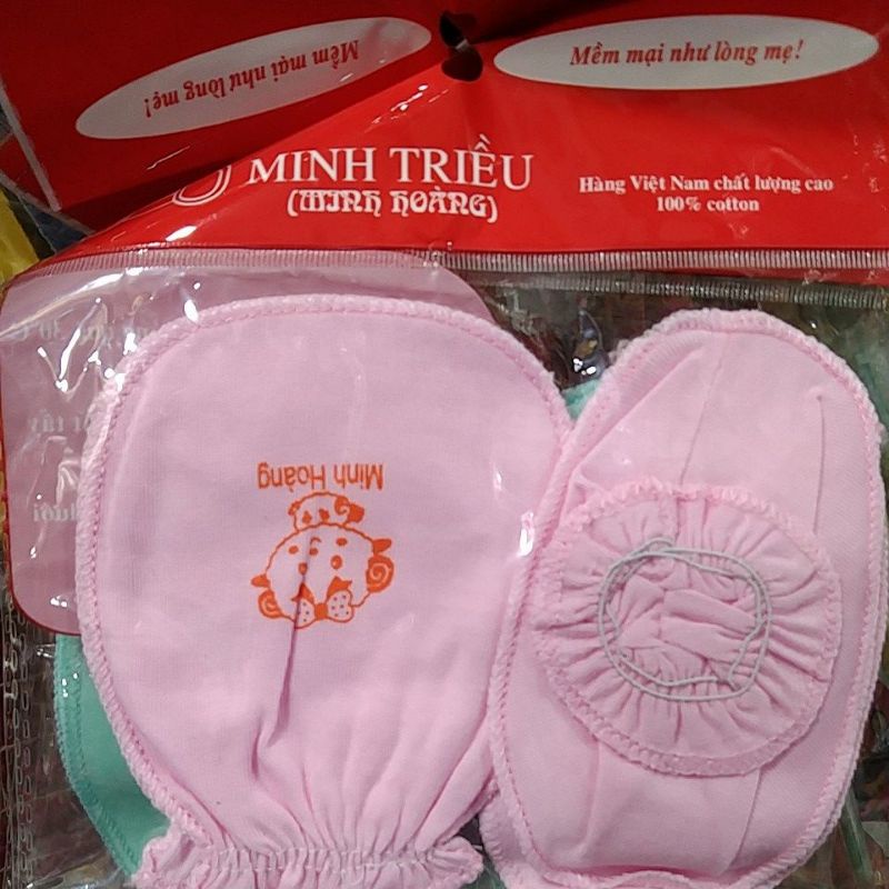 Bao tay chân bé sơ sinh hiệu Minh Hoàng(từ 0- 12 tháng)