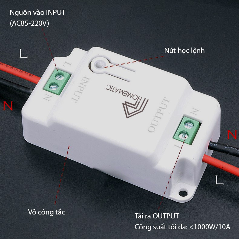 Công tắc phát sóng không dây RB3W