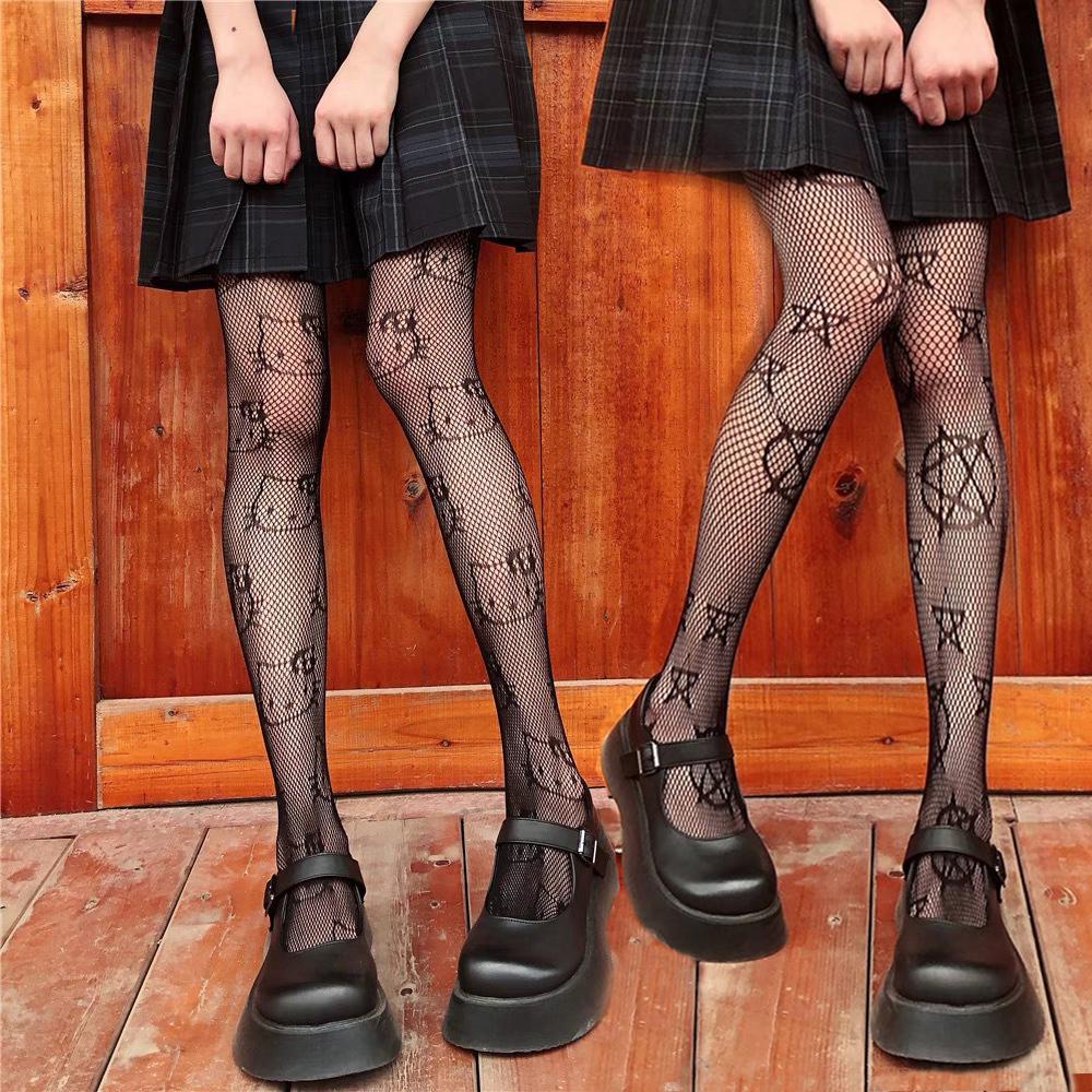 Quần Tất Lưới Hình Mèo Hello Kitty Thời Trang Cho Nữ