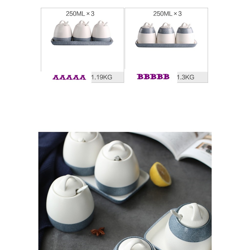 Hộp đựng gia vị, nguyên liệu làm bếp, quán ăn