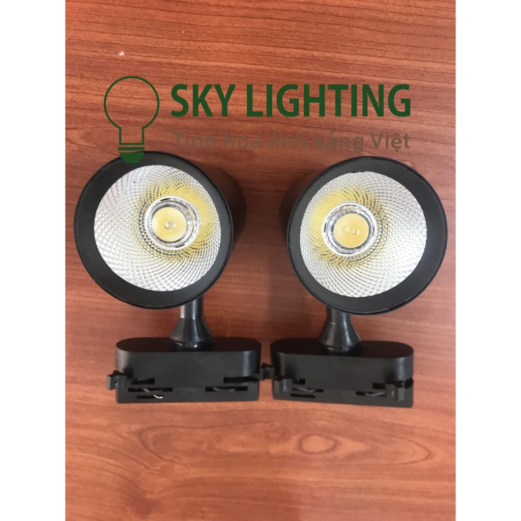 Đèn rọi ray COB 12W ống bơ BH 12 tháng